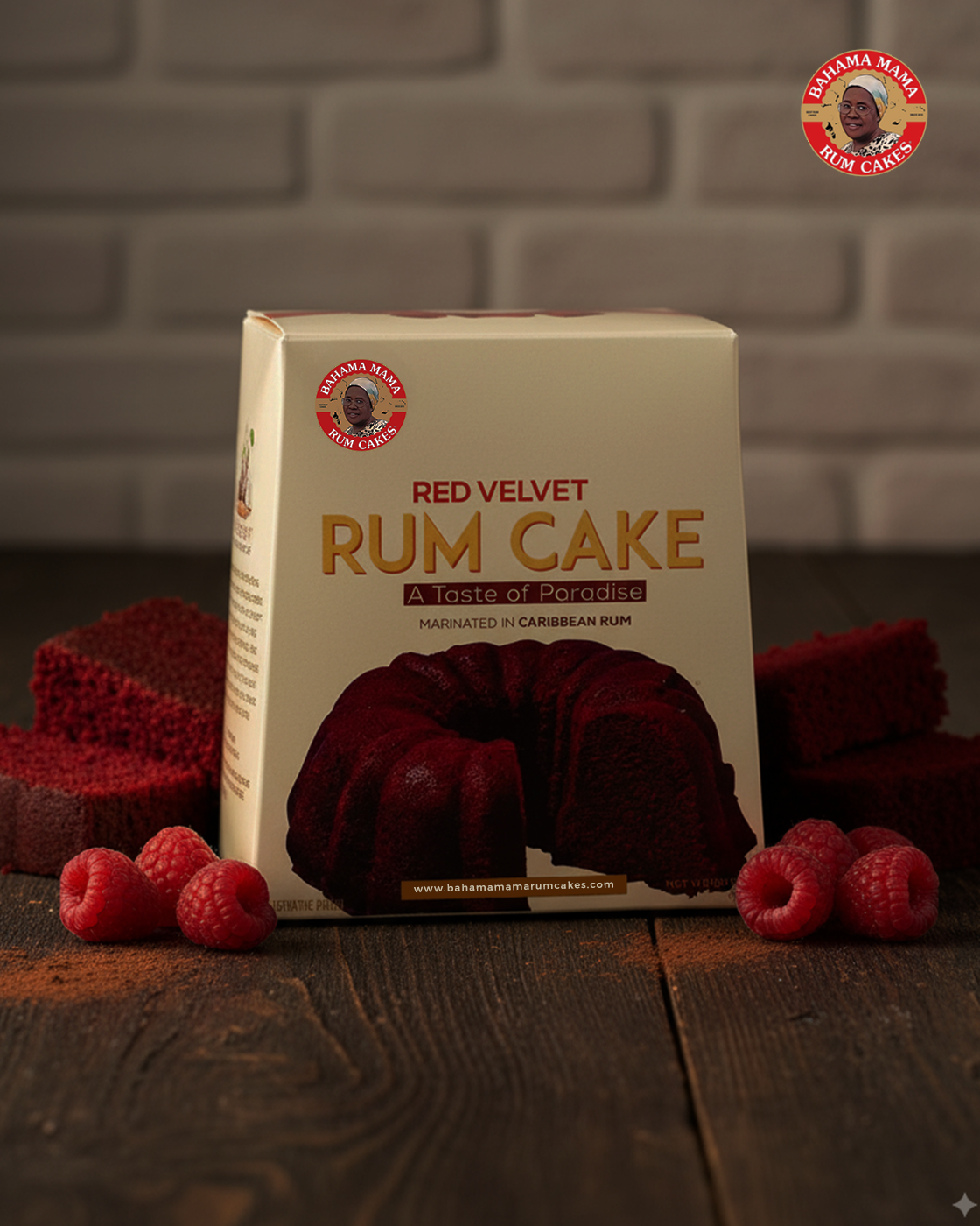 Red Velvet Rum Cake