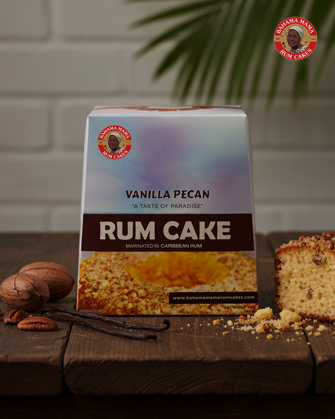 Vanilla Pecan Rum Cake