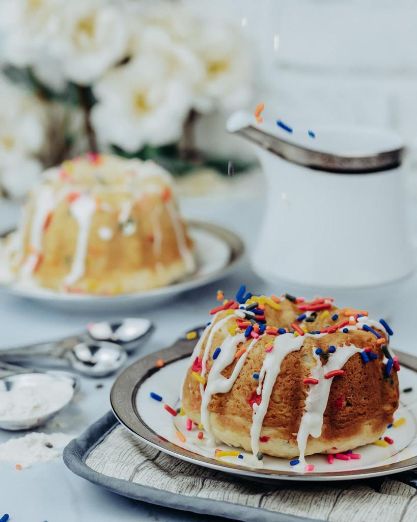 Artisanal Rum Cake Baking Process